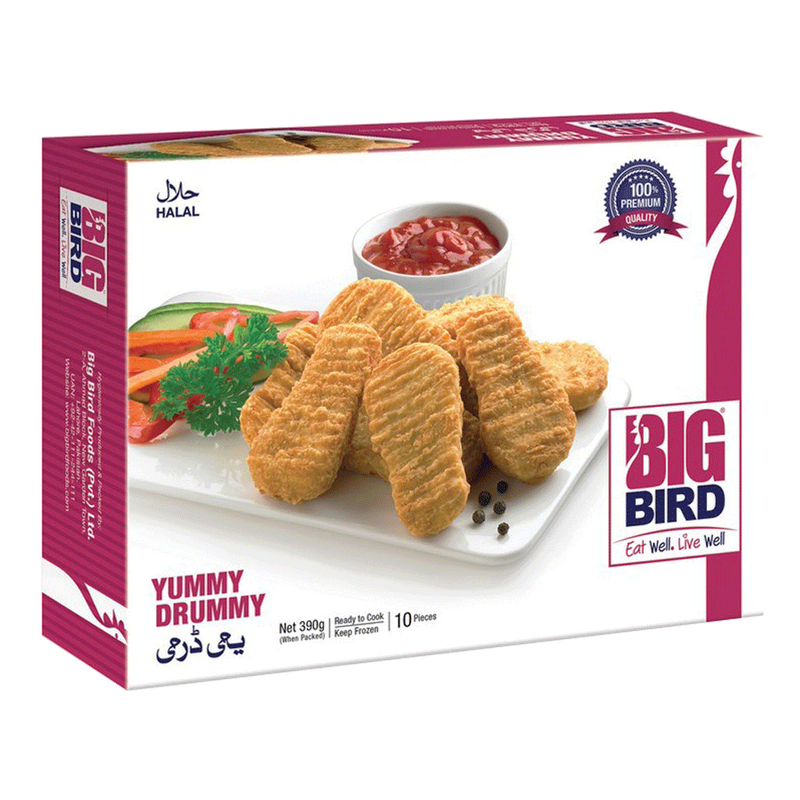 Big Bird Yummy Drummy 10 Pcs 390 Gm - HKarim Buksh