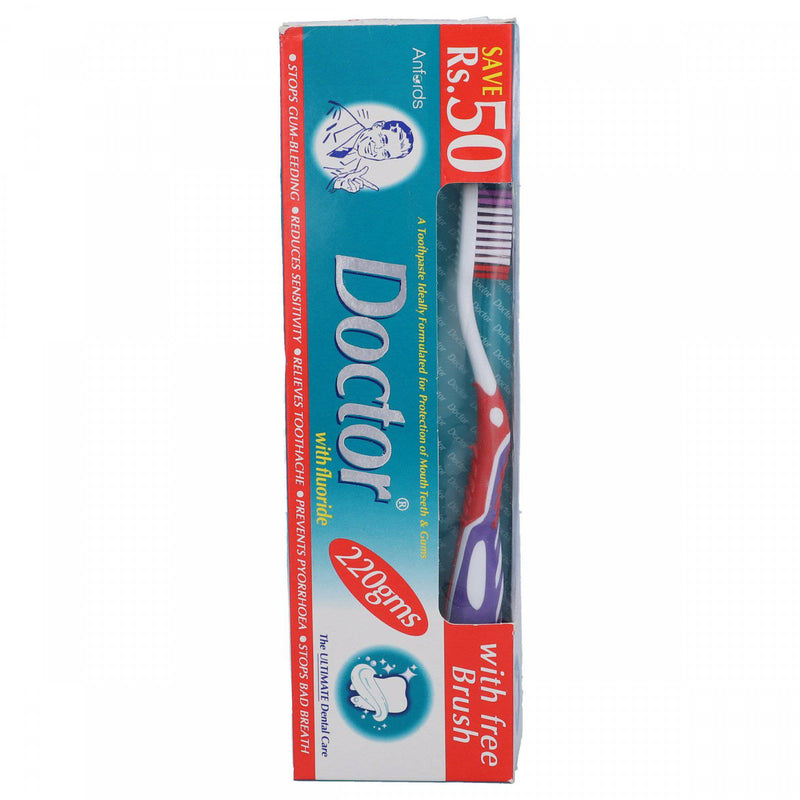 Anfords Doctor Toothpaste Big Saver Pack 220g - HKarim Buksh