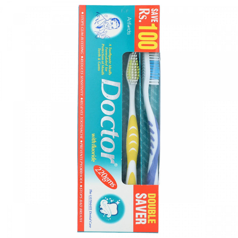 Doctor Tooth Paste Saver Pack (220g) - HKarim Buksh