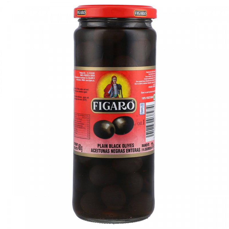 Figaro Plain Black Olives 270g - HKarim Buksh