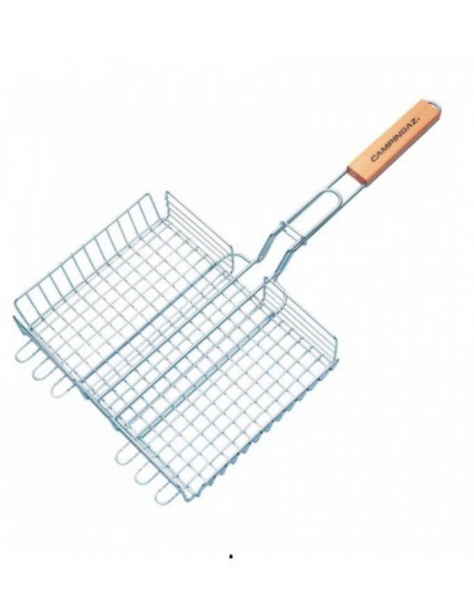 Bbq Accy, Grid Adjustable Basket Chrome - HKarim Buksh