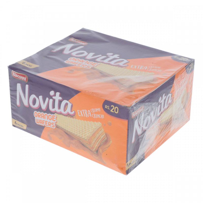 Bisconni Novita Orange Wafer 6 Packs - HKarim Buksh