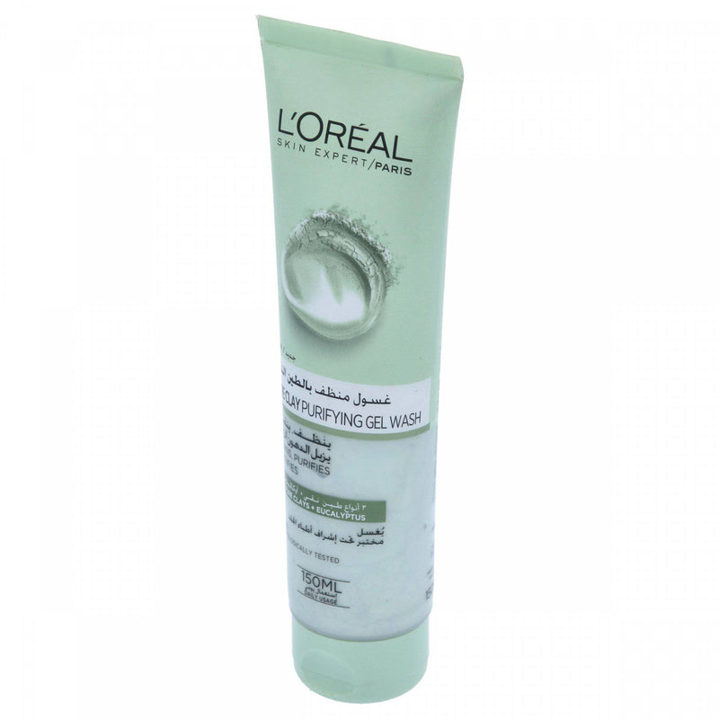 LOreal Paris Pure Clay Purifying Gel Wash 150ml - HKarim Buksh