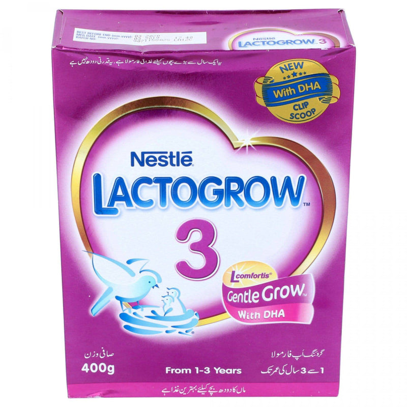 Nestle Lactogrow 3 1-3 years 400g - HKarim Buksh